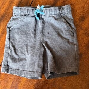 Cat & Jack Charcoal Shorts with Teal Accents